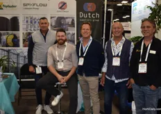 John de Vreugd with Altisol Isolatie, Tom van Reeven from TKTopboiler, Gertjan Zantingh with Zanting, Rogier Marvin van Hengst and Herman Verboom, all with the Dutch Suppliers Group