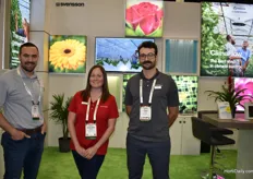 The Svensson Team representing North America at the Cultivate show in Columbus, Ohio. Svensson recently launched 3 new solutions to support growers in reducing energy consumption and maintaining a balanced climate in their greenhouse. Gabrielle Ullrich, Matt Bonavita and Paul Arena with Svensson.