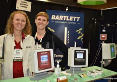 Molly Dishman and Tamara Barlett with Barlett Instrument Company, promoting their environmental controls