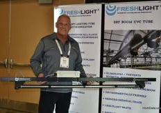 Steve Collins with Freshlight. FreshLight introduces a new UV C boom light. It will eliminate viruses, pathogens, and bacteria. Greatly reduce your plant loss, and mitigate insects.
