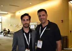 Michael Hanan and Sam Soltaninejad with Sollum Tech, visiting the show. Sollum is expanding their Business in the US
