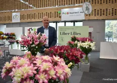 Hans Glorie of Royal van Zanten, Presenting their Liber Lilies, their pollen free varieties.