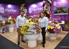 Juan Carlos Naranjo and Daphne Hoogeveen of Floritec, next to the Zippo series. They just added a white to it.