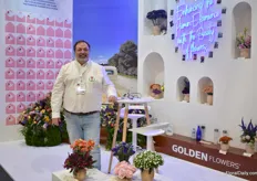 Alejandro Bayona of Golden Flowers, an importer in Miami.