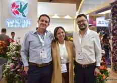 Eduardo Chiriboga, Lorenz Fernandes and Andres Flores of Sunshine Bouquet. One of the biggest flower group in the world. Around 1700 ha in Ecuador and Colombia combined.