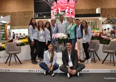 The team of Deliflor Americas. Showing thee new categories they have. Namely Ballhias, Full Fillers and Margriet.