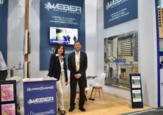 Sylvia van Uden and Juan Esteban Ocampo of Weber Vacuum Cooling. They are improving the cold chain of flowers in Colombia with vacuum cooling solutions for many years now.