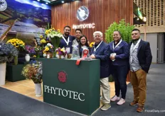 The team of Phytotec, a grower of a large variety of flowers in Bogota.