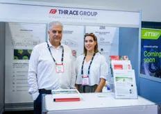 Thrace Group recently received their European patent for the flame retardant ground covers. These are also in demand in Canada, say George Papagiannis and Carmen Papagiannis.