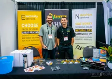 Thomas Bellissimo and Gabe Peressutto with AgEnergy cooperative