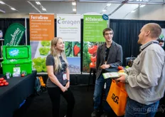Ashley Stegelmeier and her colleague explained about the Ceragen solutions
