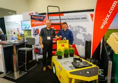 Michael Bishop, Ian Graham with Wajax, procuring equipment to the greenhouse industry.