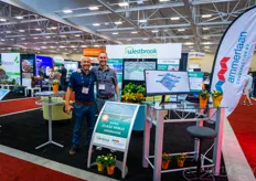 Chris Jorritsma with Westbrook Systems and Ronald Thijssen with Ammerlaan Greenhouses