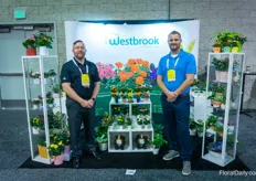 Tobias Smith and Chris Heuving with Westbrook Greenhouses had a very good show