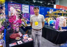 Robert Wang with Royal Sunpride. The Thai company is looking to expand the export of their orchids to the US by smoothening the import process.