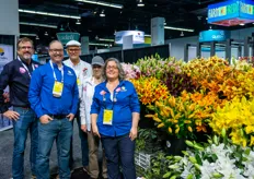 The Sun Valley Floral Farms team: Bill Prescott, Amy Carrieri, Maurene Brice, JW Brown and  and Lane DeVries