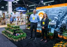 Edward Vermolen and Amy Piersma with Aldershot Greenhouses had an excellent first day, and also the second day was a surprise, as it was much busier than expected