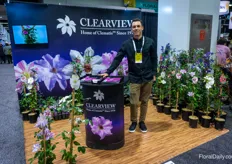 Wesley Wein with Clearview Horticulture, presenting the Vancouver series and the 2024 collection
