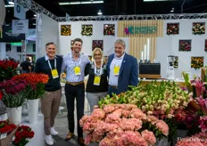 Foti Defterios, Aaron Pickering, Karen Francis and Bruce Lane with Sunshine Bouquet Company