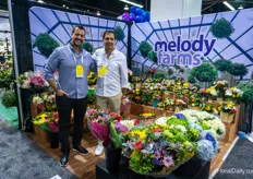 Juan Felipe Garcia and William Gil with Melody Farms, offering arrangements for every occasion