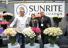 The team of Sunrite Farms, producing roses and spray roses Quito, Ecuador.