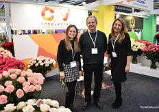 Carolina Castro, Jose Luis Suarez and Liliana Rodriguez of Circasia & Vuelven, this Colombian grower was presenting their new varieties.