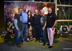Jeanne Boes, Steve Dionne and Joost Bongaerts of That Flower Feeling Foundation with Cal flower board members visiting Holland on behalf of their own businesses.