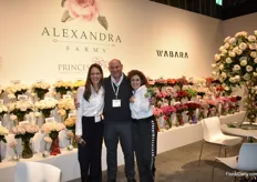 The team of Alexandra Farms, from Colombia preseted their wide range of garden roses.