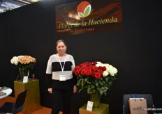 Irina Housse of Flores de la Hacienda, growing roses in Ecuador.
