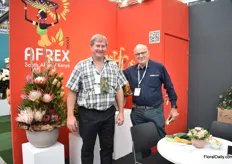Stuart Burroughs of Afrex and John Kowarsky of Cargolite. At the show they launched a promotion for Kenyan roses in Cargolite boxes. This promotion will last till the end of December at the moment. (Click here to read the article on it: https://www.floraldaily.com/article/9573312/reducing-logistic-costs-for-the-wholesaler-importer/)