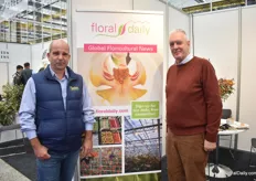 Michael Unger and Frank de Greef of Fleurizon were also visiting the show.