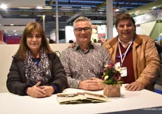 Cristina Uricoechea of Proflora, Philippe Veys of Herburg Roses and Jaap Kras of FloraCulture International.