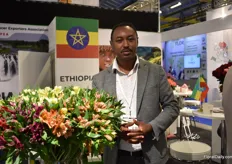 Tewodros Zewdie of the Ethiopian Horticulture Producer Exporters Association (EHPEA).