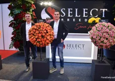 Brothers Dennis and Michael de Geus of Selecta Breeding, with their new intro Firefox.