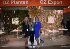 Elena Heinen, Nina Nosava &  Moniek Brouwek from OZ Planten & Export.