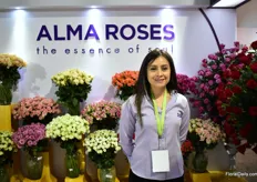 Andrea Garcia of Alma Rosa. They grow roses on 20ha and spray roses on 6ha.