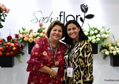 Fanny Enriques and Sofia Penaherrera of Sachaflor. 