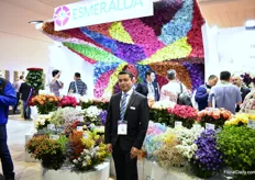 Pablo Montahuano of Blawesomes, one of the transport companies of Esmeralda Farms. Connectaflor ships the flowers to the US and Canada and Blawesome to the rest of the world.