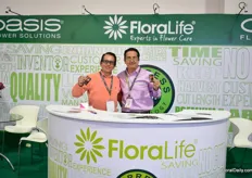 Javier Barragon and Juan Carlos Jaramillo of Floralife. 