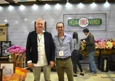 Ed Groot and Eduardo Letort of Hoja Verde. 