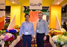 John Mario Bodoya and Miguel Vasquez of Grupo Vegaflor. 
