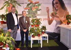 Erick Juckers and Ard Ammerlaan with Prudac visited the stock market in the middle of the winter. "With the best tomatoes and peppers from all over Germany" Ard laughed.