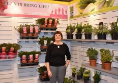 Inge de Clerq of VDW presenting the Plants Bring Life! concept.