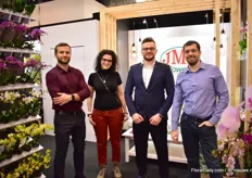 Part of the team of JMP Flowers, a large phalaenopsis grower in Poland. 