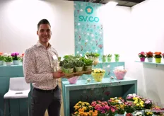 Mike Broch of SV.co presenting Green by co. With this concept, they adapted to the “easy and green” trend and it includes green kalanchoes.
