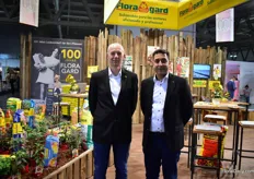 Thomas Büter and Abdelaziz Sassi of Floragard. Italy is their second biggest export market after France.