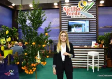 Giorgia Giambo of Sicilia Verde di Giambo. They grow mainly citrus and some olives on 17ha in the north of Sicilia and export mostly to Germany. France, Holland and Spain.