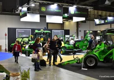 Large agricultural machines were also presented at the show. 