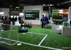 Also turf at the exhibition.