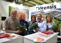 The Italian team of Florensis presenting a the Salvia Hybride Misty, a new product for Italy but was presented at the IPM Essen in 2018.